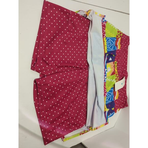 Skort Obsession ABSTRACT Women's Flutter Golf Tennis Knit Skort Size S NWT USA - Picture 5 of 8